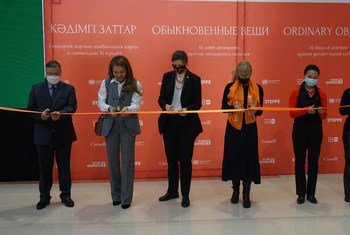 В Казахстане открылась выставка, посвященная борьбе с домашним насилием. 