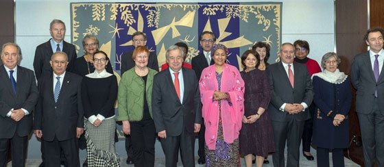 Members of the Secretary-General’s High-level Advisory Board on Mediation.