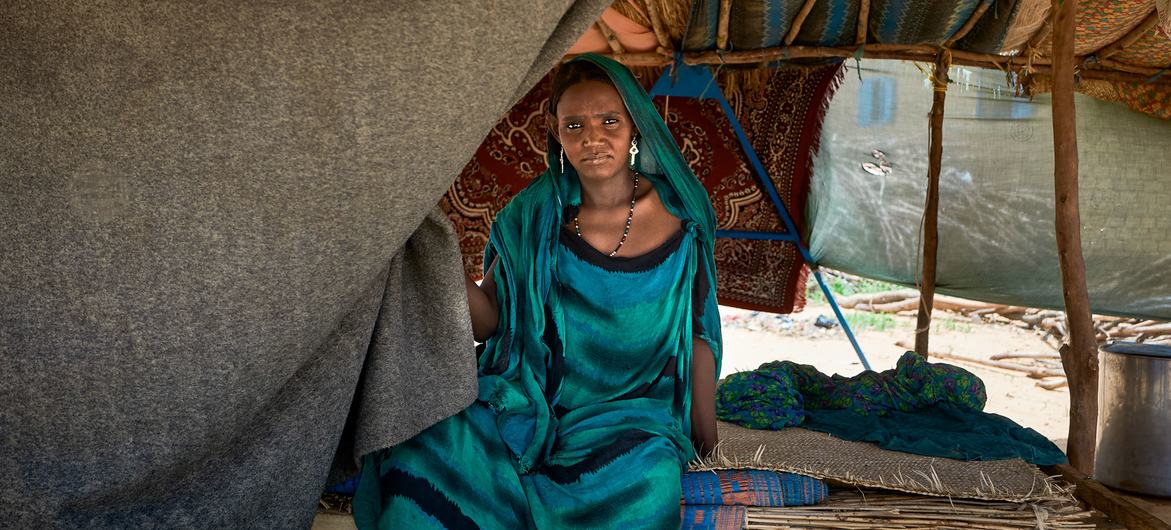 A portrait of a Malian refugee in Tillaberi region, Niger.