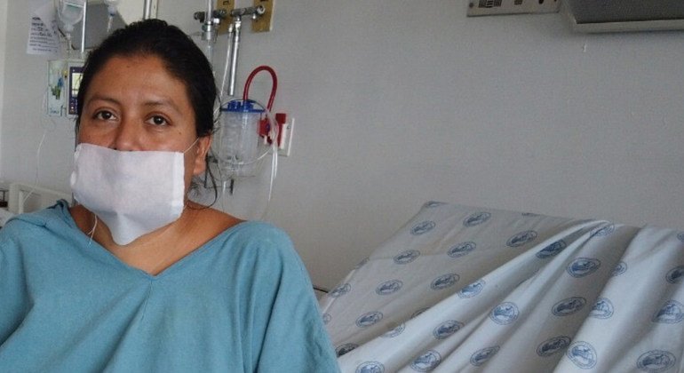 Una paciente en el hospital Juarez de la Ciudad de México.