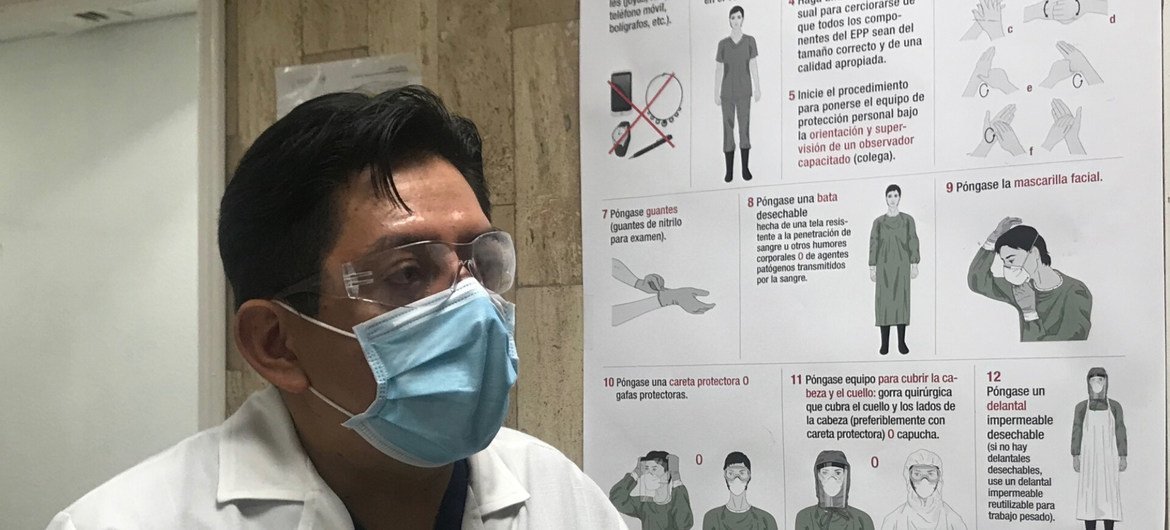 Doctor Luis Antonio Gorordo del Sol es el responsable de Terapia Intensiva de Áreas COVID19 del Hospital Juárez Ciudad de México.  