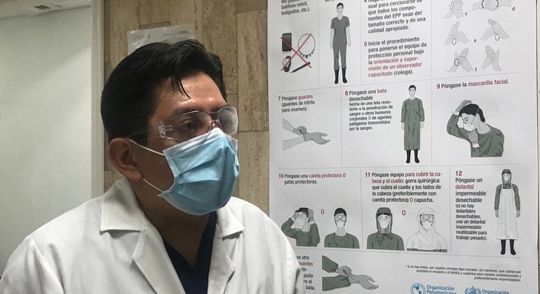Doctor Luis Antonio Gorordo del Sol es el responsable de Terapia Intensiva de Áreas COVID19 del Hospital Juárez Ciudad de México.  