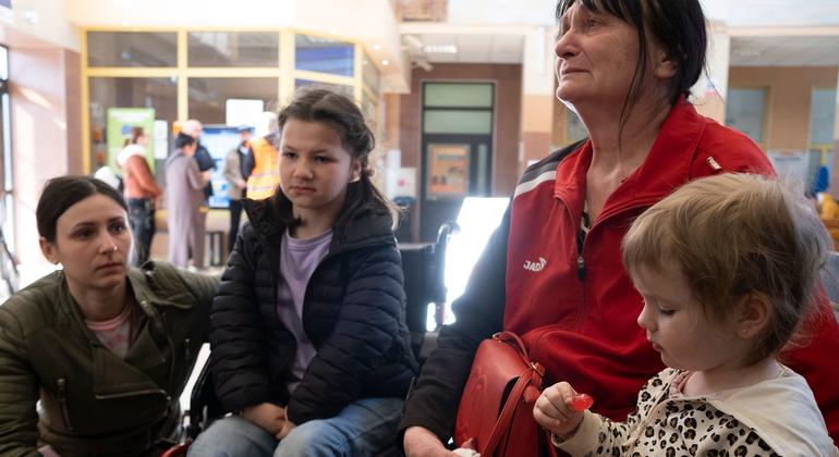 Ukrainian refugees arrive in Poland ‘in a state of distress and anxiety’
