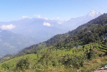 जुन्गू गाँव, डोलखा ज़िला, नेपाल.
