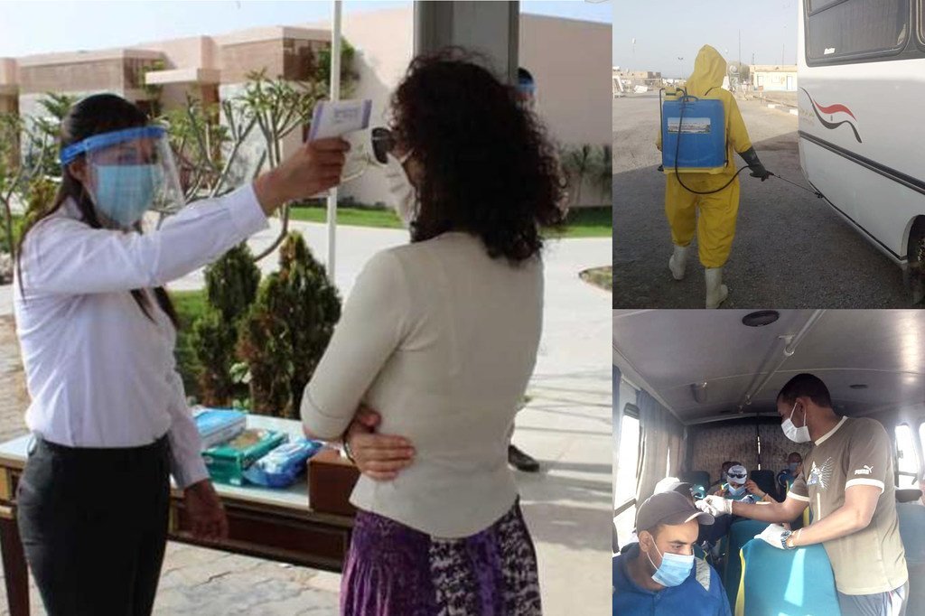 Mesures de précaution dans le secteur du tourisme en Egypte en raison de la pandémie de Covid-19.