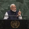 Narendra Modi, Prime Minister of India, addresses the general debate of the 74th session of the General Assembly.
