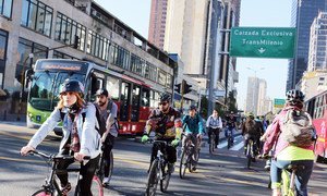 自行车道旨在将城市基础设施向可持续的零排放交通转型。