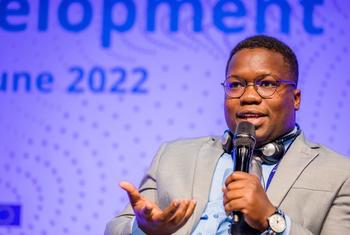 Emmanuel Ganse, 24 ans du Bénin est l'un des Jeunes leaders pour 2022 