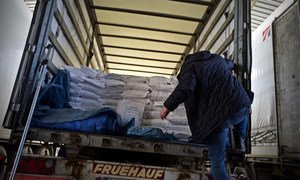 In a two-day operation, the World Health Organization (WHO) has sent seven truckloads, or 55 tons of medicine and medical supplies, from Turkey into Idlib governorate and parts of Aleppo.