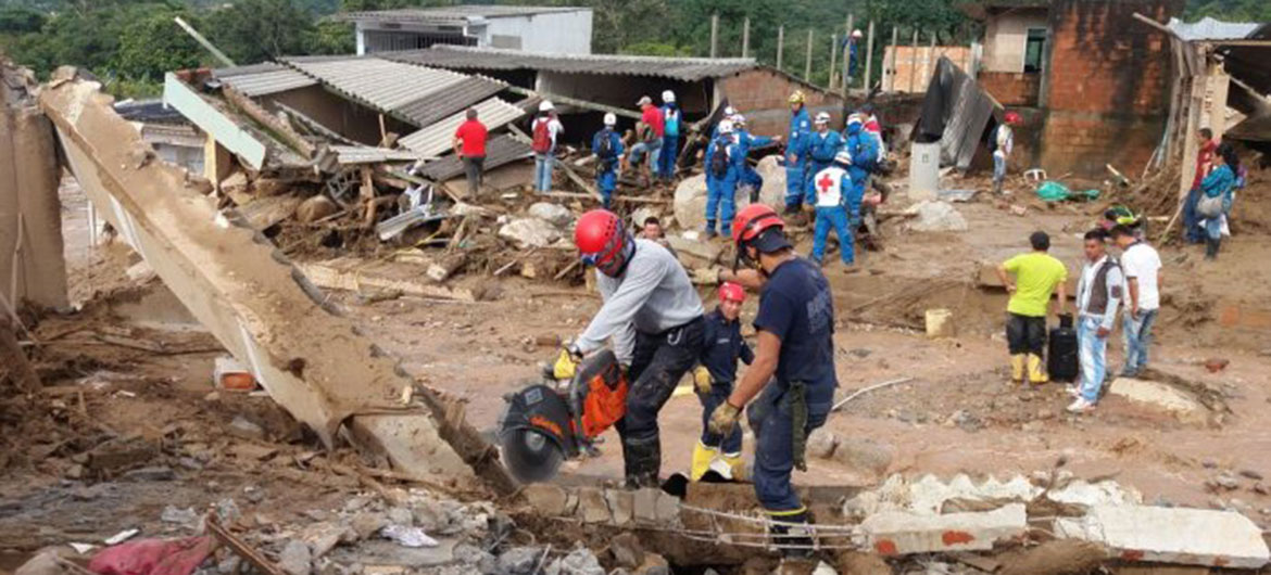 The disaster in Mocoa in 2017 caused the death of at least 300 hundred people.
