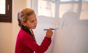 Le HCR a aidé à reconstruire les écoles en Syrie.