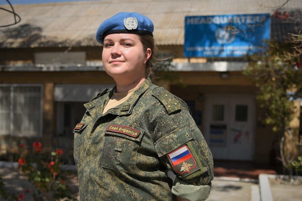 Евгения Носуля, капитан ВС России, служит в составе сил ООН на Кипре