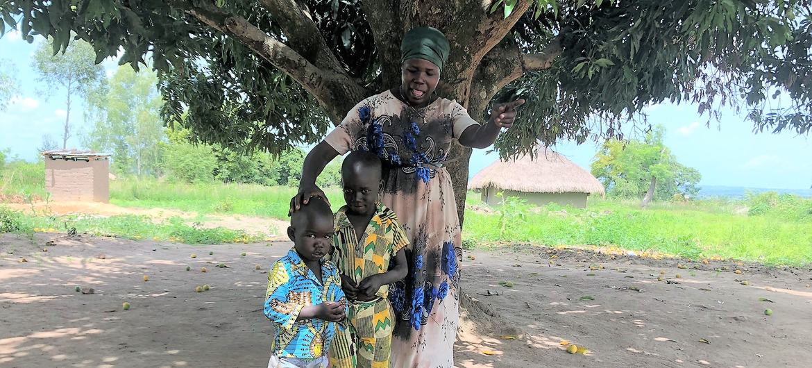 Cathy Avako, farmer in Lumonga village, West Nile, northern Uganda.