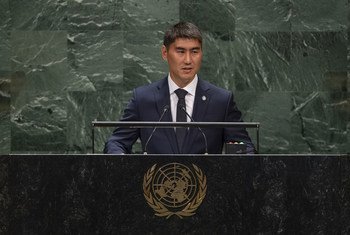 Министр иностранных дел Кыргызстана Чингиз Айдарбеков выступил на сессии Генеральной Ассамблеи ООН. 