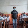 Lokua Kanza, balozi wa kitaifa wa UNICEF nchini DRC kuhusu elimu ametembelea shule aliyosoma utotoni na kusihi wanafunzi kuzingatia umuhimu wa elimu