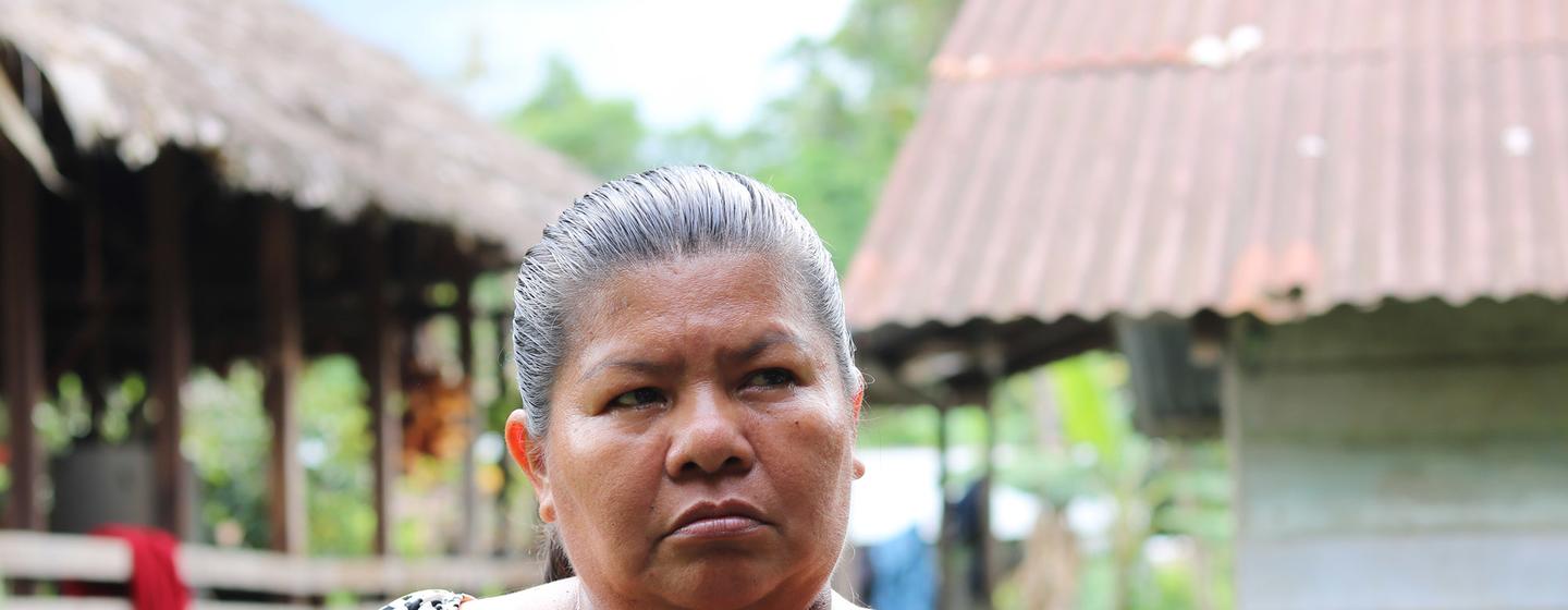 Doña Faustina es parte de un grupo de 30 personas indígenas que contaron sus historias de vida con el objetivo de visibilizar las luchas indígenas por el cumplimiento de sus derechos en Costa Rica.