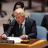 منسق الأمم المتحدة الخاص لعملية السلام في الشرق الأوسط، تور وينسلاند خلال جلسة مجلس الأمن