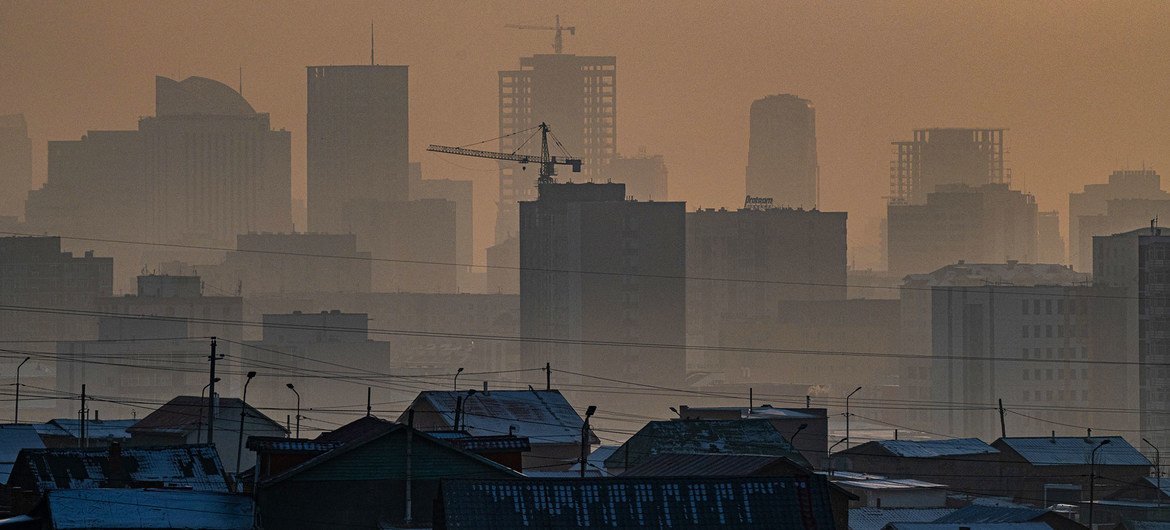 مدينة أولان باتور في منغوليا إحدى أكثر المدن تلوثًا في العالم.