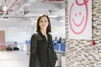 Mona Ataya, emprendedora palestino-libanesa y Promotora de eTrade for Women (comercio electrónico) para 2021.