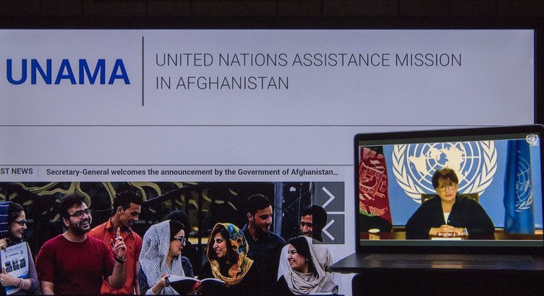 Deborah Lyons,Représentante spéciale à la Mission d’assistance des Nations Unies en Afghanistan (MANUA) au conseil de sécurité