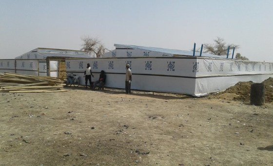 Construction of a quarantine shelter in Borno State