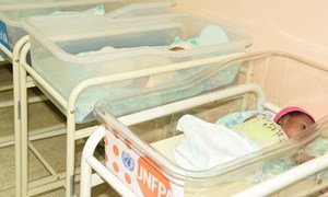 Babies at a neonatal intensive unit at a hospital in Kampala, Uganda, which was refurbished with support from UNFPA.