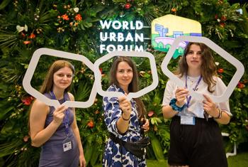 تم إطلاق تقرير مدن العالم 2022 في المنتدى الحضري العالمي في كاتوفيتشي، بولندا في 29 حزيران /يونيو 2022.