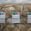 COVID-19 vaccines delivered through the COVAX Facility arrive in Tanzania. 