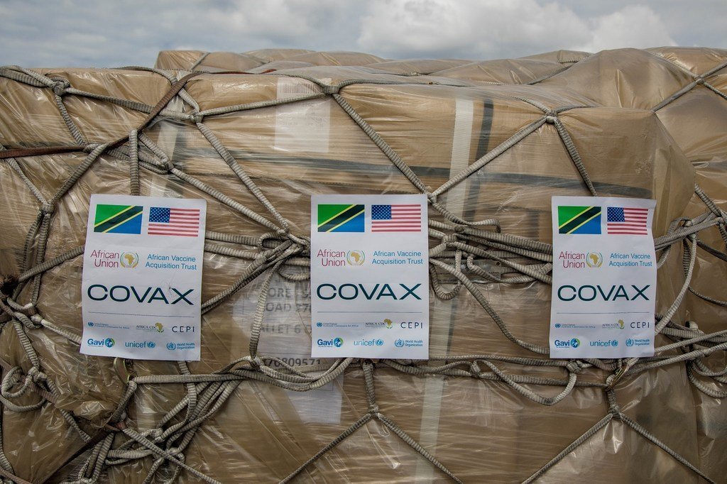 Llegada de vacunas del COVID-19 a través de COVAX a Tanzania