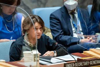 Заместитель Генсека ООН по политическим вопросам Розмари Дикарло проинформировала Совет Безопасности о ситуации в Украине. 