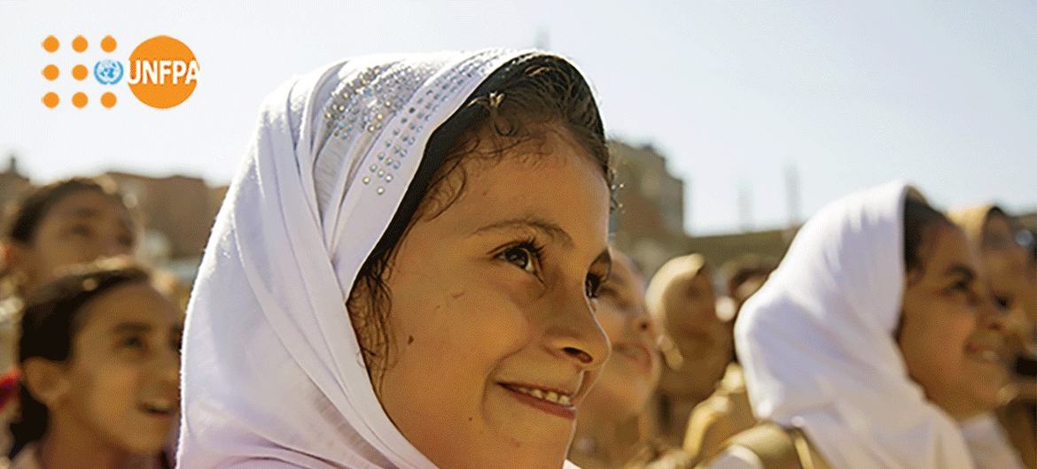 ملصق صندوق الأمم المتحدة للسكان حول التوعية بالقضايا السكانية في مصر 2022.