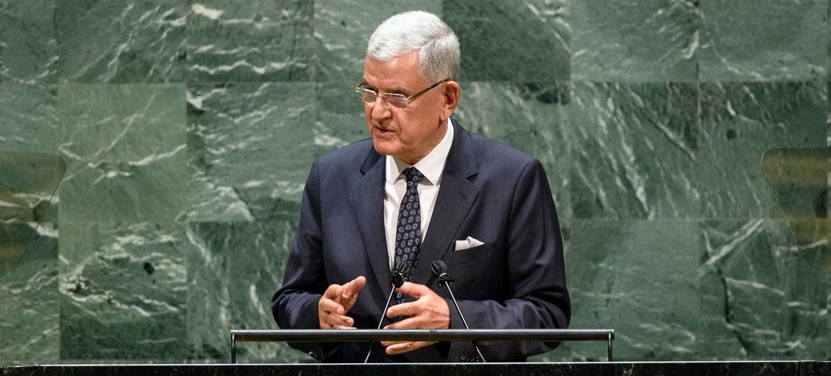 Volkan Bozkir, President of the 75th session of the United Nations General Assembly, opened the High-level Forum on the Culture of Peace