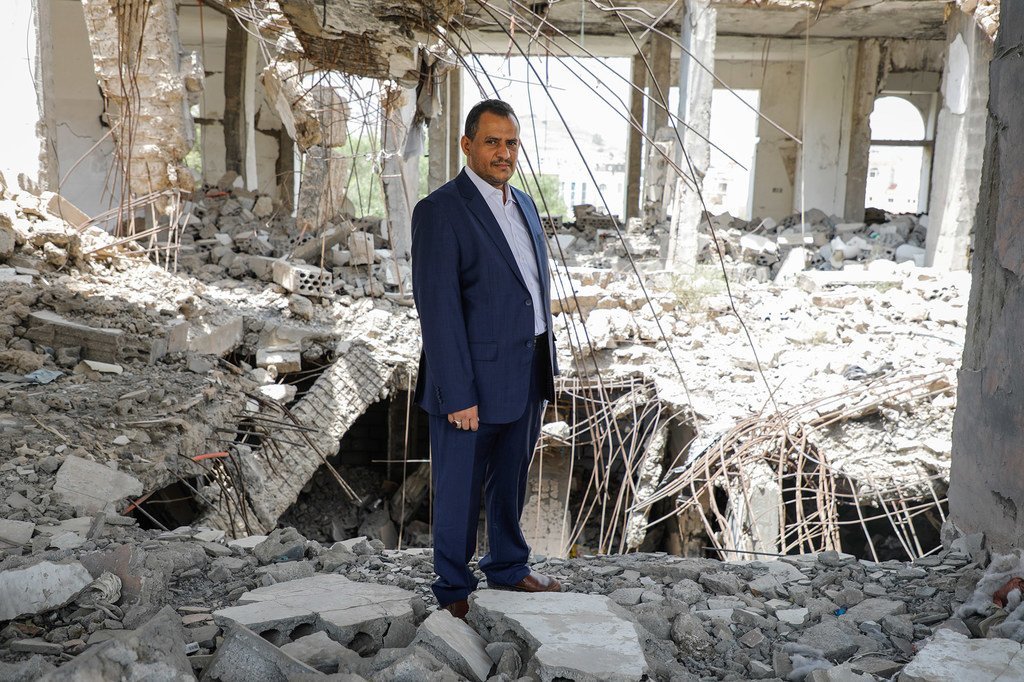 أمين جبران، رئيس ومؤسس جمعية "جيل البناء" اليمنية غير الحكومية.