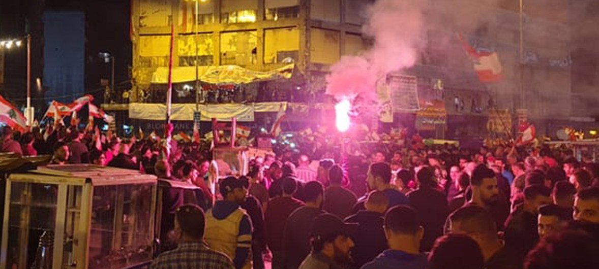 Demostration in Lebanon