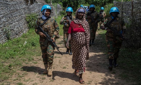 Boinas-azuis patrulham nordeste da República Centro-Africana