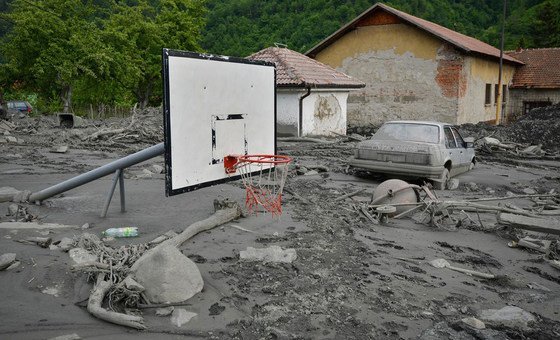 Bosnia and Herzegovina suffered extensive flooding in 2014.