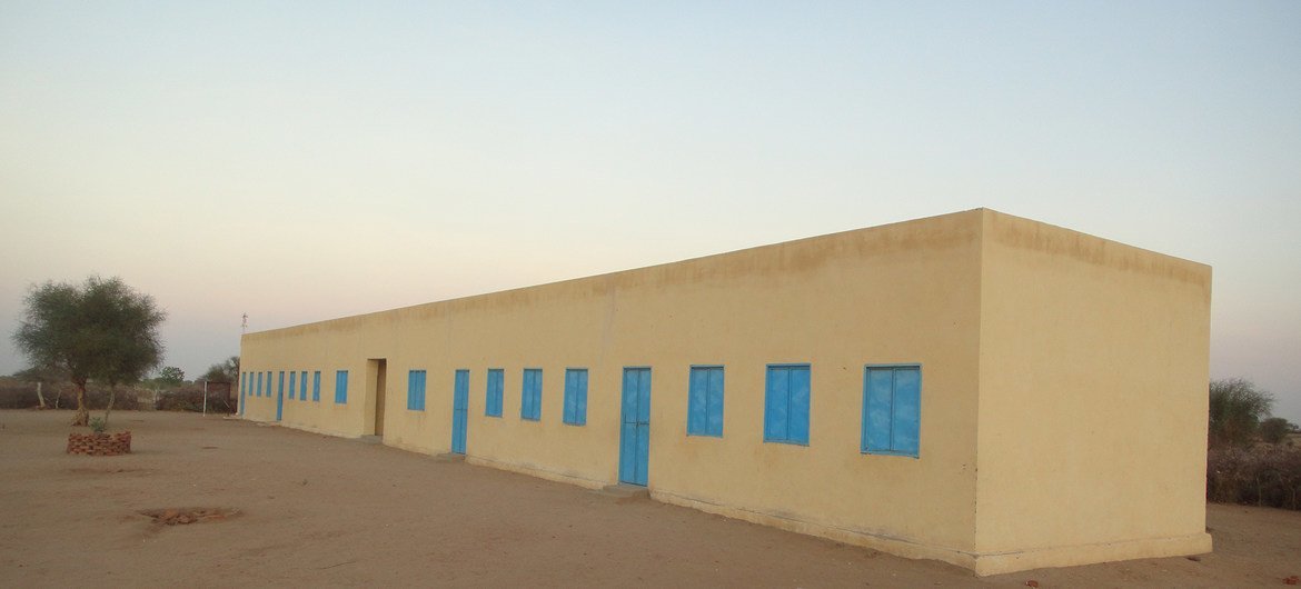 مدرسة الملم الغربية التي بدأ فيها عبدالمنعم مكي سنين دراسته الأولى.