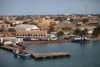Banjul, la capitale de la Gambie.