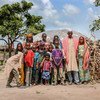 A family of 15 at the Djako returnee site in southern Chad.  