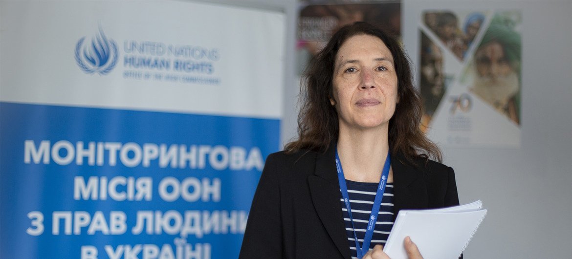 Chefe da missão de monitoramento de Direitos Humanos na Ucrânia, Matilda Bogner