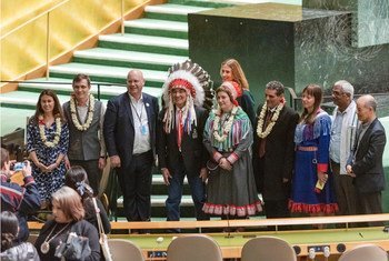 من الأرشيف: فعالية في الجمعية العامة احتفالا بانتهاء عام لغات الشعوب الأصلية في 2019.