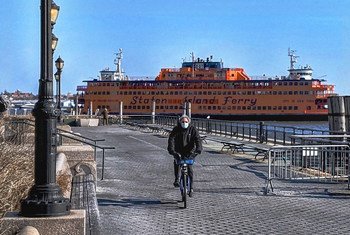 The COVID-19 pandemic has triggered a crash in international tourism, including in New York City. 