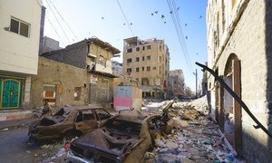 Crater neighbourhood in Aden, Yemen. (18 November 2018)