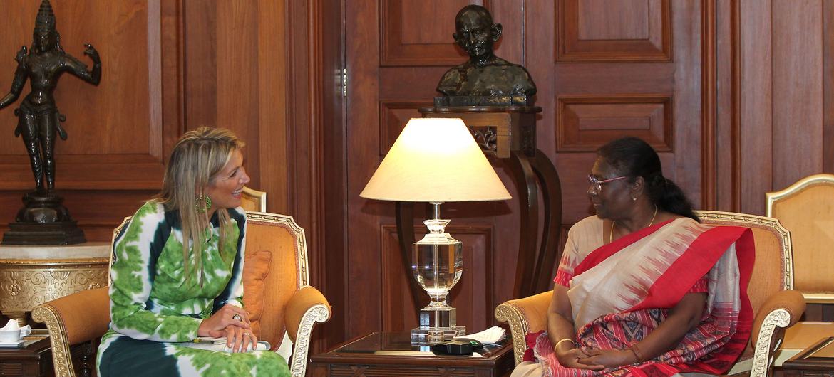 UNSGA और G20GPFI की मानद संरक्षक, रानी मैक्सिमा ने, भारत की राष्ट्रपति से भेंट कर, 2023 में भारत की अध्यक्षता में होने वाले G20 सम्मेलन के लिये, डिजिटल व वित्तीय समावेशन पर चर्चा की.