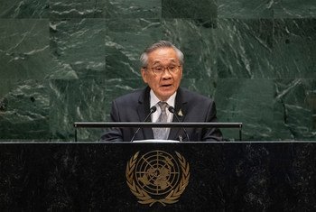 泰国外长敦·帕马威奈出席联合国大会第74届会议一般性辩论。