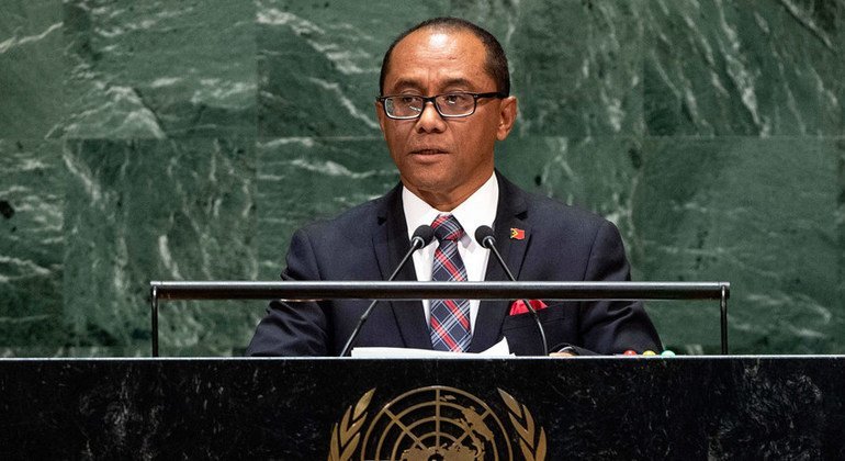 Dionisio da Costa Babo Soares, Minister for Foreign Affairs and Cooperation of the Democratic Republic of Timor-Leste, addresses the 74th session of the United Nations General Assembly’s General Debate. (30 September 2019)