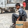 فتى صغير من مخيم الهول في شمال شرق سوريا (تموز/يوليو 2019)