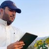 محمد الخالد مؤسس مبادرة نباتك، التي يأمل من خلالها جعل المملكة العربية السعودية خضراء