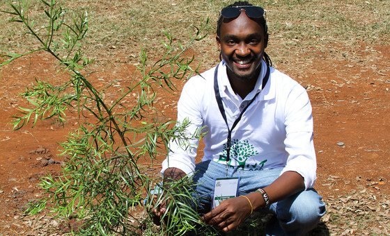 Richard Kakunga Wambua, Director and CEO of the Kenya-based MeForest Initiative. 