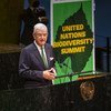 Volkan Bozkir, President of the UN General Assembly, addressing the UN Summit on Biodiversity in September 2020.
